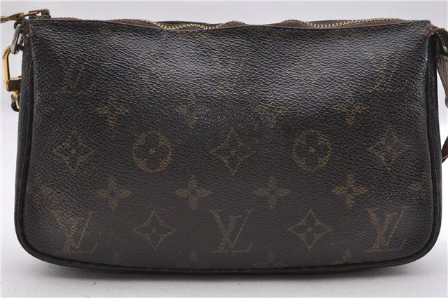 Authentic LOUIS VUITTON Monogram Pochette Accessoires Pouch M51980 LV 8481C