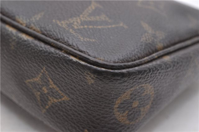 Authentic LOUIS VUITTON Monogram Pochette Accessoires Pouch M51980 LV 8481C