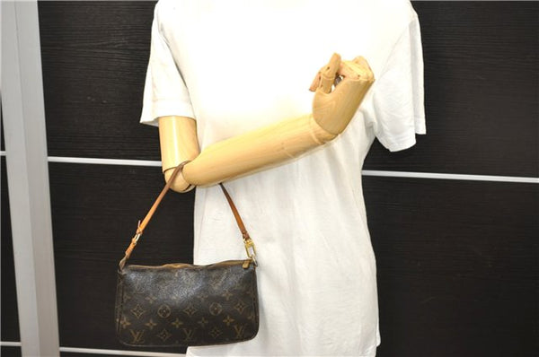 Authentic LOUIS VUITTON Monogram Pochette Accessoires Pouch M51980 LV 8481C