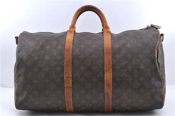 Auth LOUIS VUITTON Monogram Keepall Bandouliere 50 Boston Bag M41416 Junk 8482C