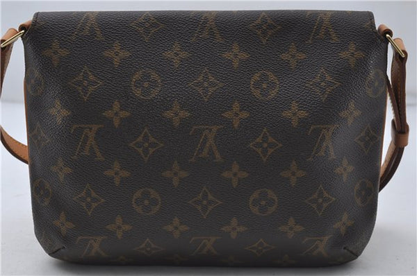 Authentic Louis Vuitton Monogram Musette Tango Shoulder Bag M51257 LV 8486D