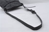 Authentic BURBERRY Vintage Leather Shoulder Cross Body Bag Purse Black 8486E