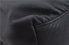 Authentic BURBERRY Vintage Leather Shoulder Cross Body Bag Purse Black 8486E