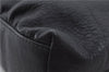 Authentic BURBERRY Vintage Leather Shoulder Cross Body Bag Purse Black 8486E