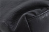 Authentic BURBERRY Vintage Leather Shoulder Cross Body Bag Purse Black 8486E