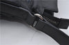 Authentic BURBERRY Vintage Leather Shoulder Cross Body Bag Purse Black 8486E