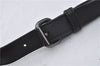Authentic BURBERRY Vintage Leather Shoulder Cross Body Bag Purse Black 8486E