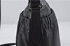 Authentic BURBERRY Vintage Leather Shoulder Cross Body Bag Purse Black 8486E