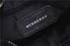 Authentic BURBERRY Vintage Leather Shoulder Cross Body Bag Purse Black 8486E