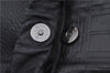 Authentic BURBERRY Vintage Leather Shoulder Cross Body Bag Purse Black 8486E