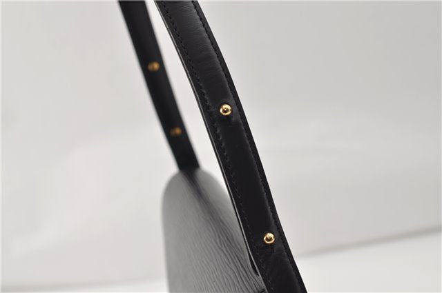 Auth Louis Vuitton Epi Oche Shoulder Cross Body Bag Black Blue M52445 LV 8487D