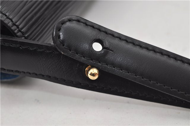 Auth Louis Vuitton Epi Oche Shoulder Cross Body Bag Black Blue M52445 LV 8487D