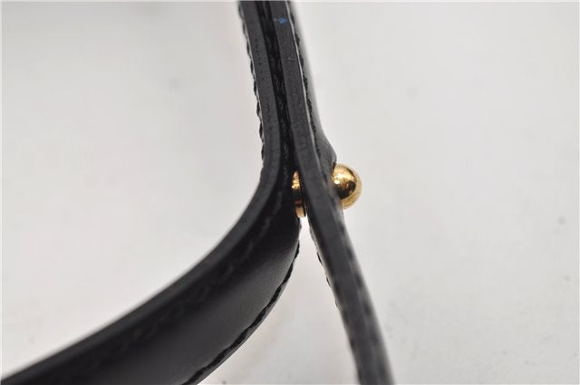 Auth Louis Vuitton Epi Oche Shoulder Cross Body Bag Black Blue M52445 LV 8487D