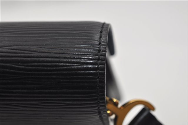 Auth Louis Vuitton Epi Oche Shoulder Cross Body Bag Black Blue M52445 LV 8487D