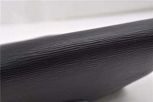 Auth Louis Vuitton Epi Oche Shoulder Cross Body Bag Black Blue M52445 LV 8487D