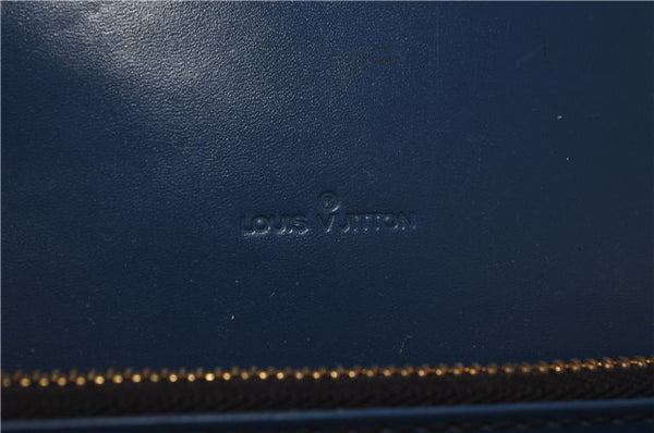 Auth Louis Vuitton Epi Oche Shoulder Cross Body Bag Black Blue M52445 LV 8487D