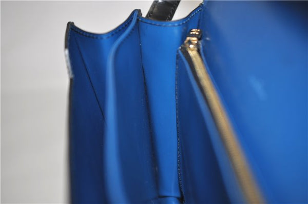 Auth Louis Vuitton Epi Oche Shoulder Cross Body Bag Black Blue M52445 LV 8487D