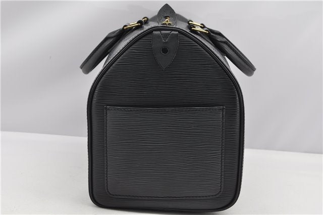 Authentic Louis Vuitton Epi Speedy 30 Hand Boston Bag Black M59222 LV 8487F