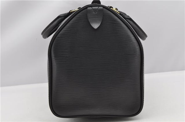 Authentic Louis Vuitton Epi Speedy 30 Hand Boston Bag Black M59222 LV 8487F