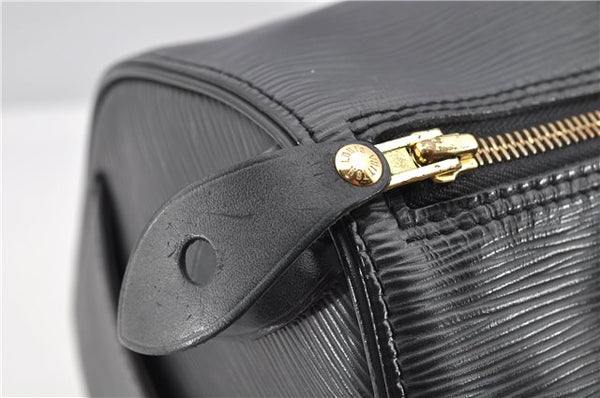 Authentic Louis Vuitton Epi Speedy 30 Hand Boston Bag Black M59222 LV 8487F