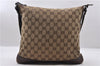 Authentic GUCCI Shoulder Cross Body Bag GG Canvas Leather 145857 Brown 8488C