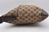 Authentic GUCCI Shoulder Cross Body Bag GG Canvas Leather 145857 Brown 8488C