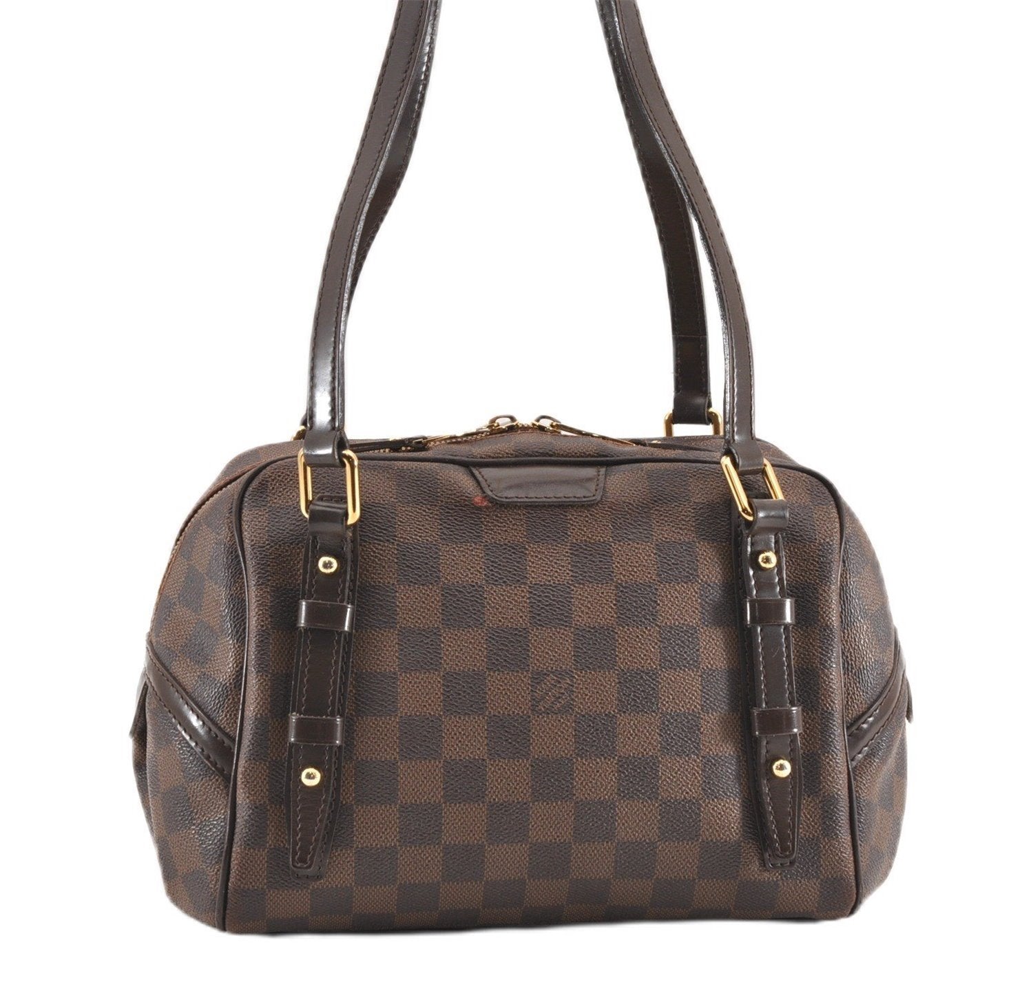 Authentic Louis Vuitton Damier Rivington PM Shoulder Bag N41157 LV 8490F