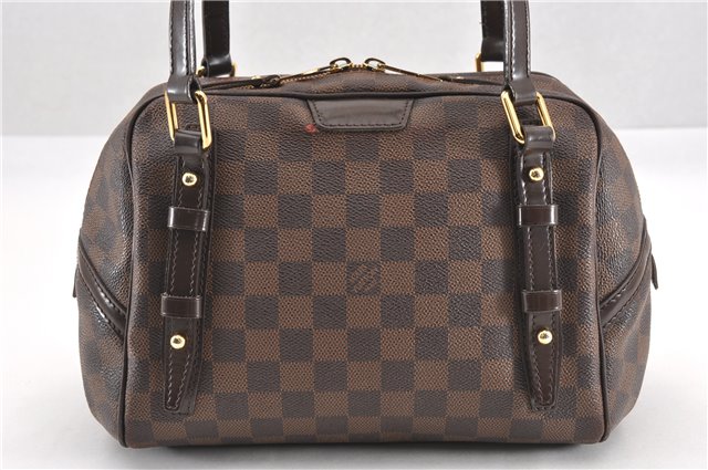Authentic Louis Vuitton Damier Rivington PM Shoulder Bag N41157 LV 8490F