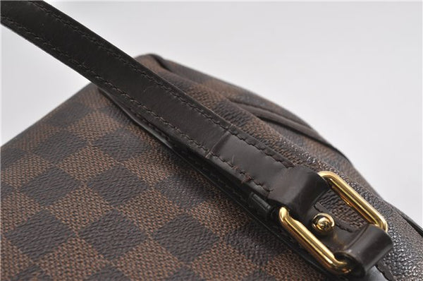 Authentic Louis Vuitton Damier Rivington PM Shoulder Bag N41157 LV 8490F