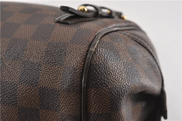 Authentic Louis Vuitton Damier Rivington PM Shoulder Bag N41157 LV 8490F