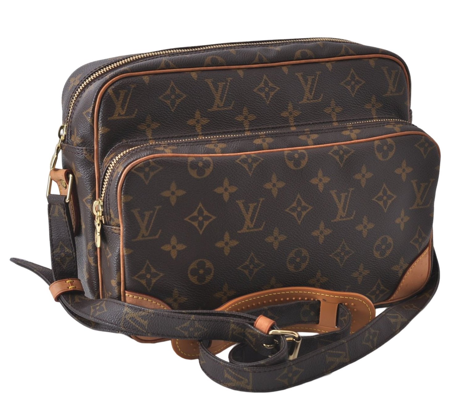 Authentic Louis Vuitton Monogram Nile Shoulder Cross Body Bag M45244 LV 8495D