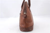 Authentic Burberrys Vintage Leather 2Way Shoulder Hand Bag Purse Brown 8496C