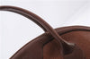 Authentic Burberrys Vintage Leather 2Way Shoulder Hand Bag Purse Brown 8496C