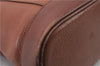 Authentic Burberrys Vintage Leather 2Way Shoulder Hand Bag Purse Brown 8496C