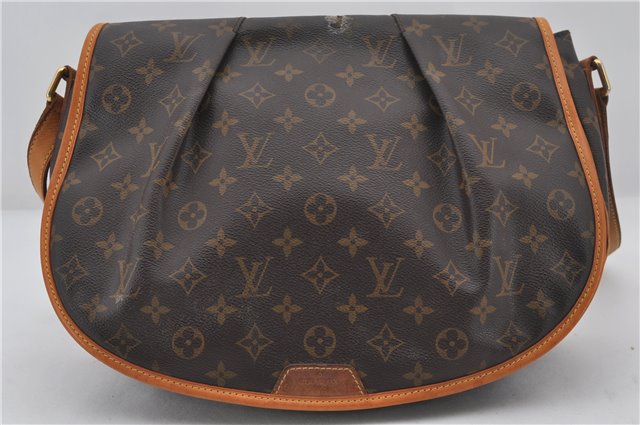 Authentic Louis Vuitton Monogram Menilmontant MM M40473 Shoulder Cross Bag 8497E