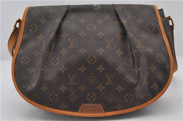 Authentic Louis Vuitton Monogram Menilmontant MM M40473 Shoulder Cross Bag 8497E