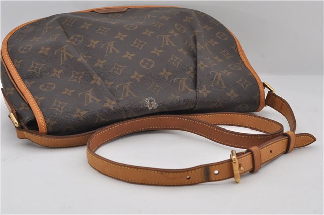 Authentic Louis Vuitton Monogram Menilmontant MM M40473 Shoulder Cross Bag 8497E
