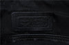 Authentic MCM Visetos PVC Leather 2Way Travel Boston Bag Black 8503C