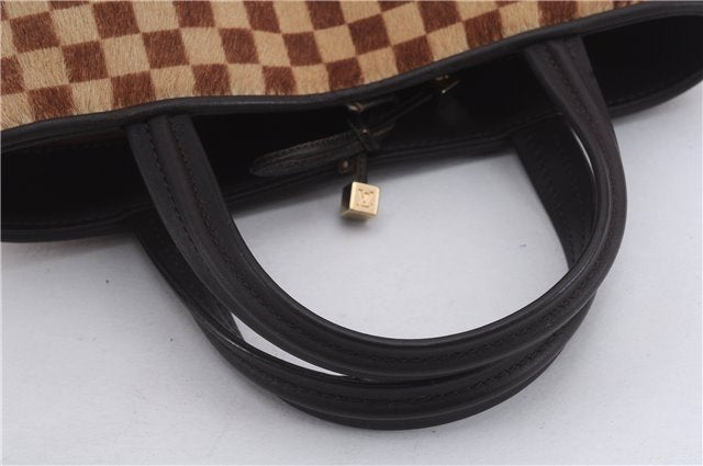 Authentic Louis Vuitton Damier Sauvage Impala Hand Bag M92133 LV 8504D