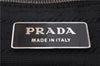 Authentic PRADA Nylon Leather Tote Hand Bag Khaki Green 8507C