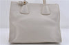 Authentic PRADA Leather 2Way Shoulder Hand Bag White 8508D