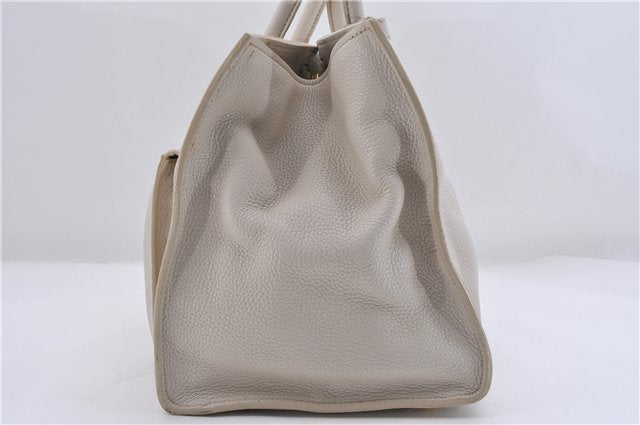 Authentic PRADA Leather 2Way Shoulder Hand Bag White 8508D