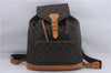 Authentic Louis Vuitton Monogram Montsouris GM Backpack M51135 LV 8509D