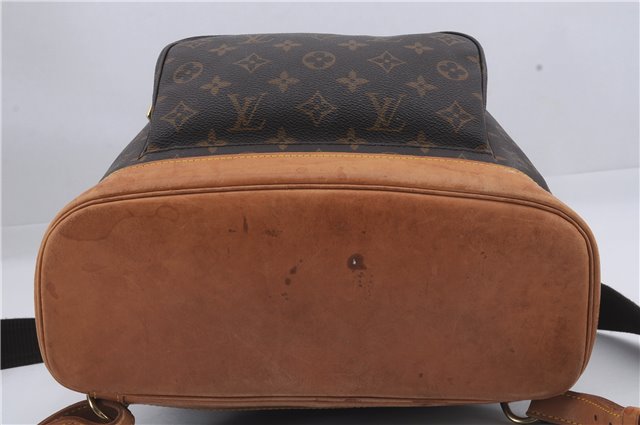 Authentic Louis Vuitton Monogram Montsouris GM Backpack M51135 LV 8509D