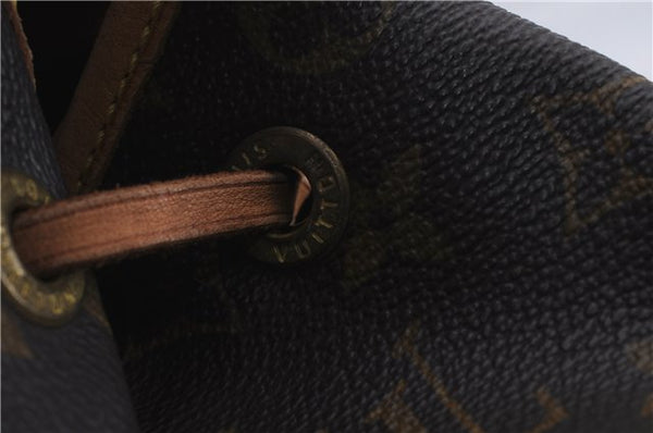 Authentic Louis Vuitton Monogram Montsouris GM Backpack M51135 LV 8509D