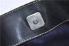 Authentic FENDI Zucchino Tote Bag Canvas Leather Blue 8510C