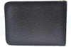 Authentic Louis Vuitton Epi Poche Documents Case Clutch Bag M54492 Black 8513B