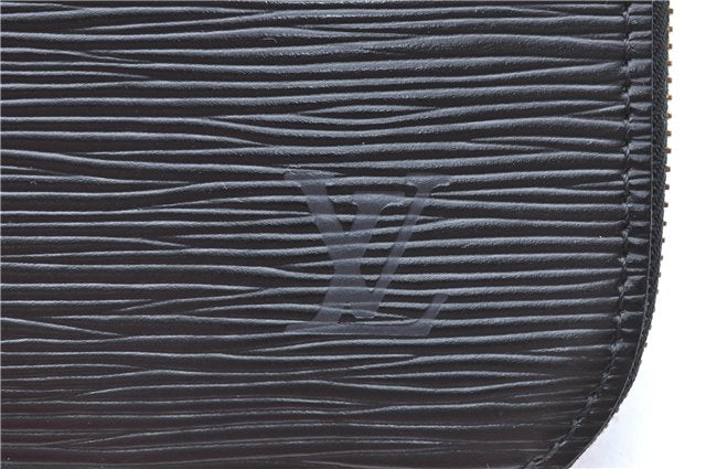 Authentic Louis Vuitton Epi Poche Documents Case Clutch Bag M54492 Black 8513B