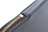 Authentic Louis Vuitton Epi Poche Documents Case Clutch Bag M54492 Black 8513B
