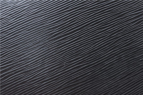 Authentic Louis Vuitton Epi Poche Documents Case Clutch Bag M54492 Black 8513B
